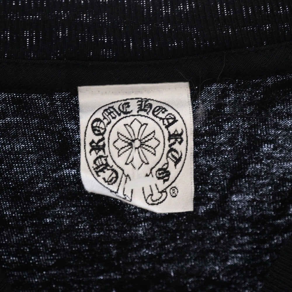 CHROME HEARTS(クロムハーツ) OLD Dagger logo L/S Tee オールドモデル ダガーロゴプリント長袖Tシャツ ブラック