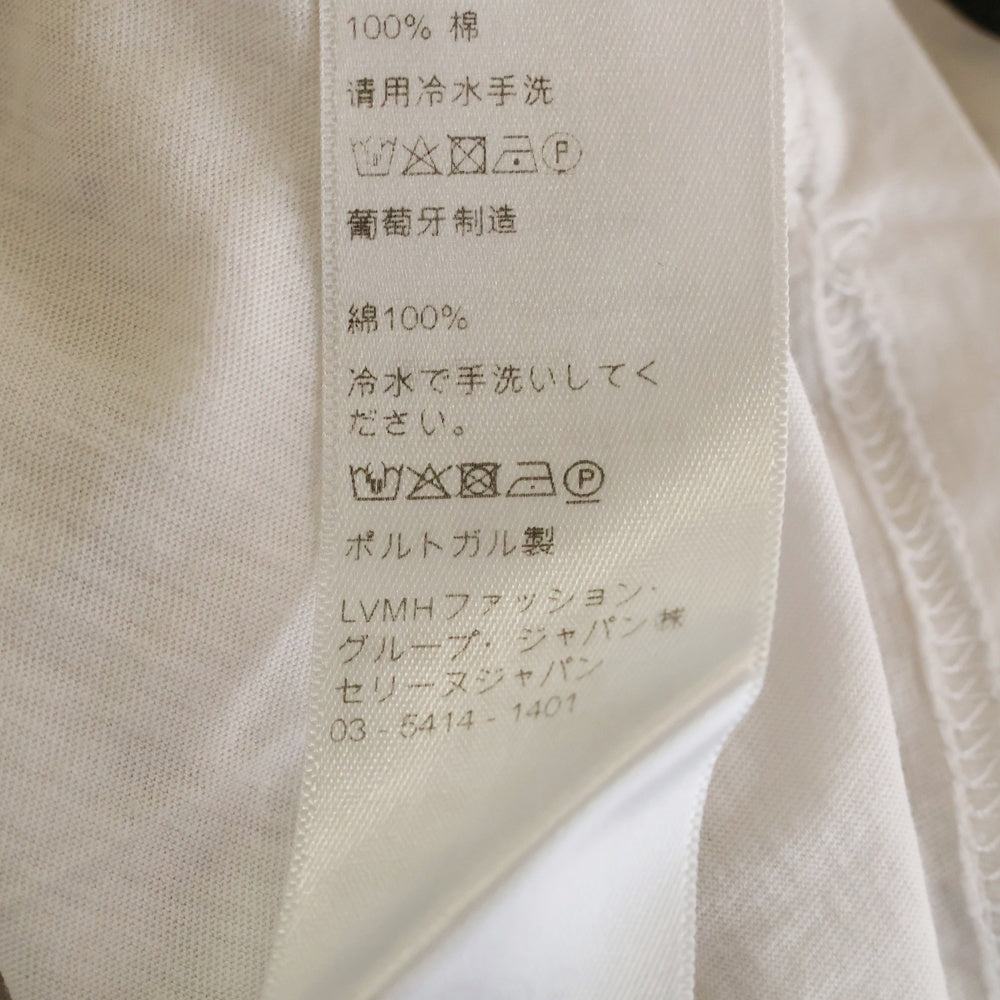 CELINE(セリーヌ) Logo Print S/S Tee X237370E ロゴプリント 半袖Tシャツ カットソー ホワイト