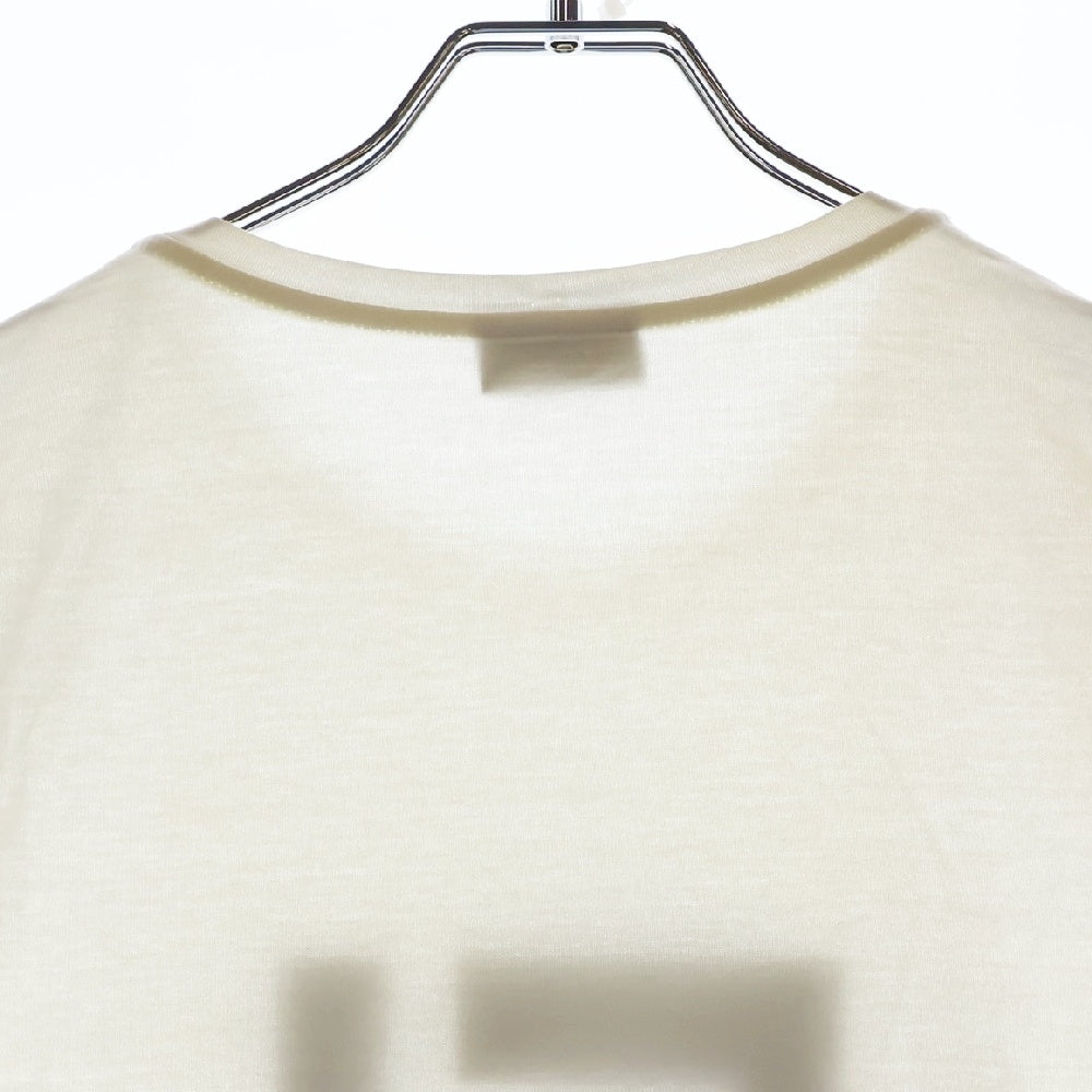FENDI(フェンディ) FF Logo S/S Tee FAF532 FFロゴ 半袖Tシャツ カットソー ホワイト