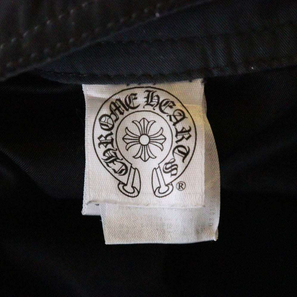 CHROME HEARTS(クロムハーツ) CHプラスレザーパッチラベル付きスイムハーフパンツ ブラック