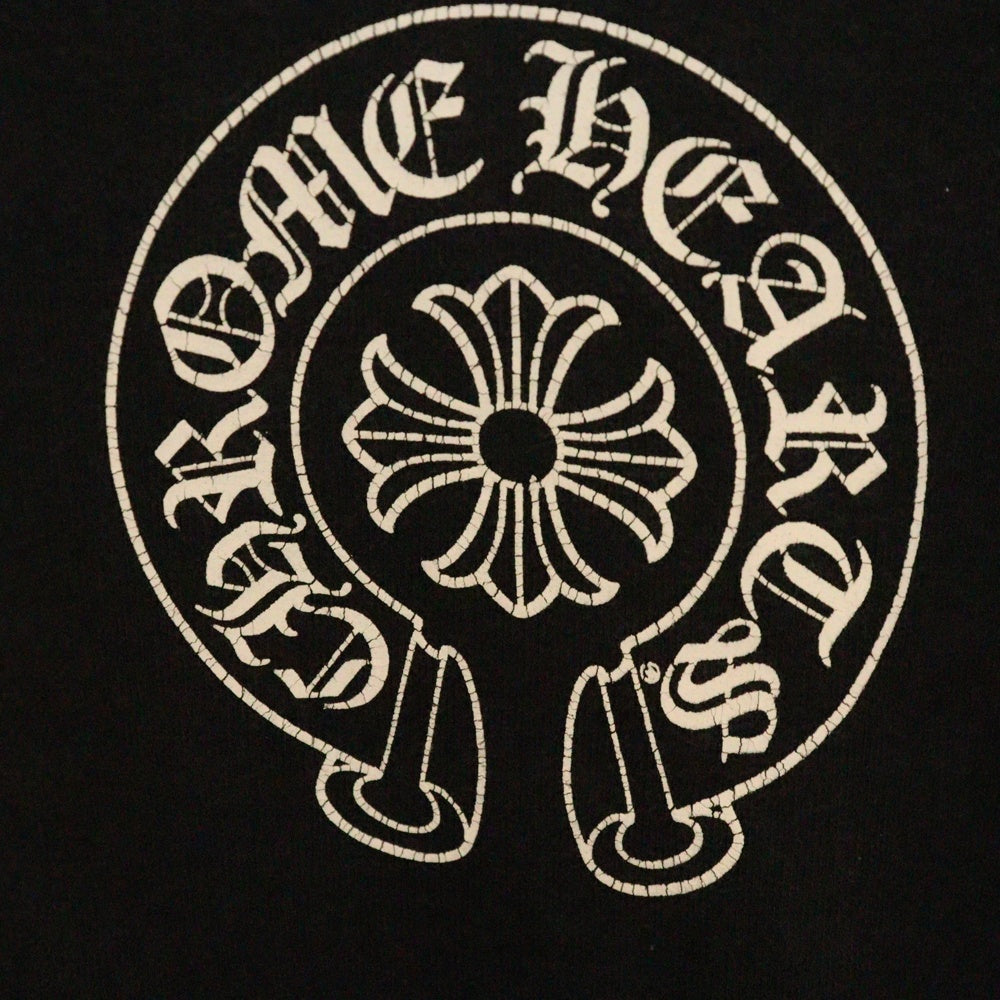 CHROME HEARTS(クロムハーツ) SWTSHRT HD ZIP 大阪限定バックホースシューダガージップパーカー ブラック