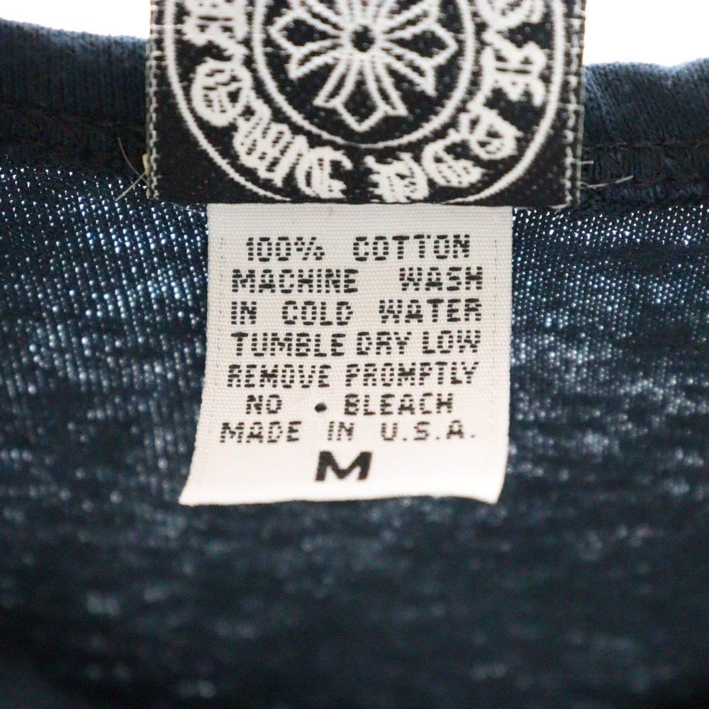 CHROME HEARTS(クロムハーツ) CH TANK TOP OLD スクリプトロゴプリントタンクトップ ネイビー