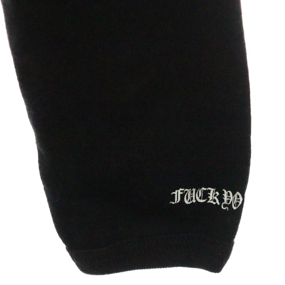 CHROME HEARTS(クロムハーツ) CH L/S /1 アームプリント ロングスリーブカットソー 長袖Tシャツ ブラック