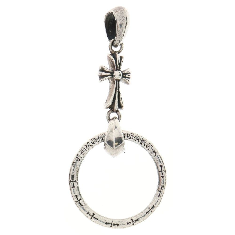 CHROME HEARTS(クロムハーツ) EWLP SCRL BBF ベイビーファットクロス アイウェアループ ペンダントトップ シルバー