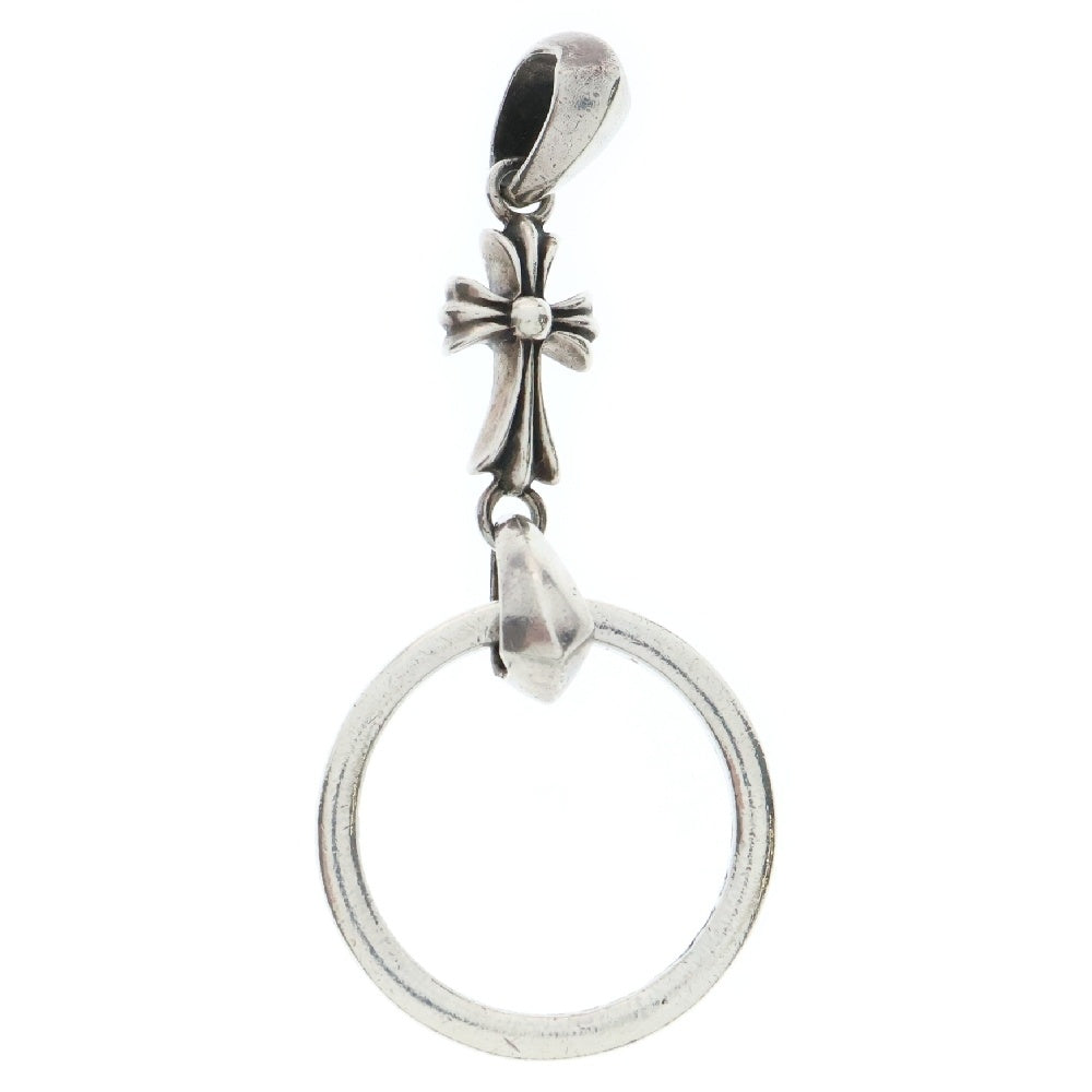 CHROME HEARTS(クロムハーツ) EWLP SCRL BBF ベイビーファットクロス アイウェアループ ペンダントトップ シルバー