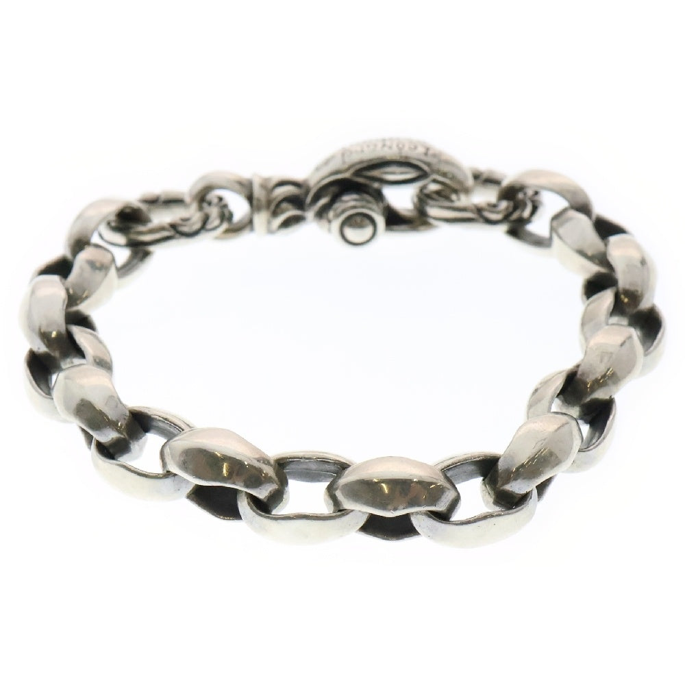 LEONARD KAMHOUT(レナードカムホート) SILK LINK BRACELET クレーンサークル シルクリンク シルバーブレスレット