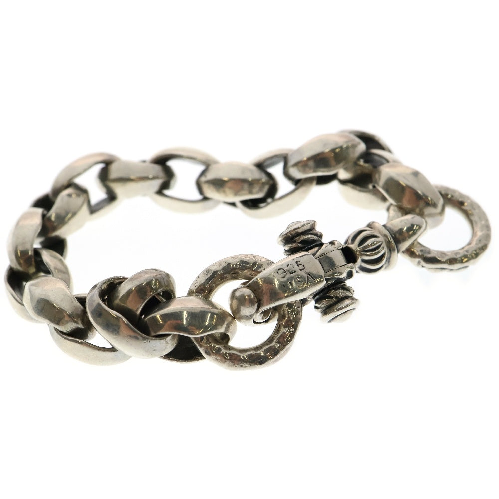 LEONARD KAMHOUT(レナードカムホート) SILK LINK BRACELET クレーンサークル シルクリンク シルバーブレスレット