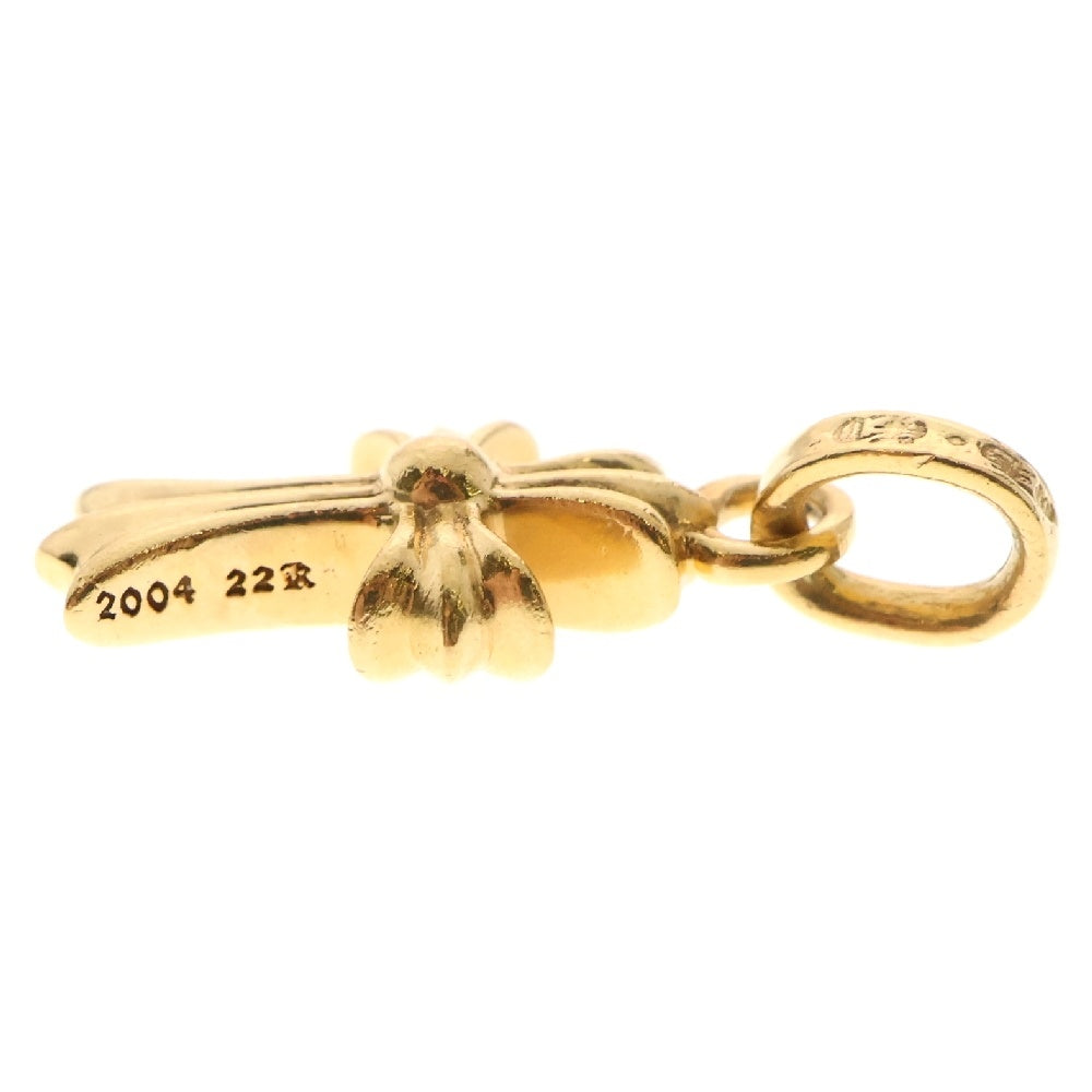 CHROME HEARTS(クロムハーツ) 22K CRS BBYFAT P RUBY ベイビーファット PAVEルビー チャーム ゴールドネックレストップ
