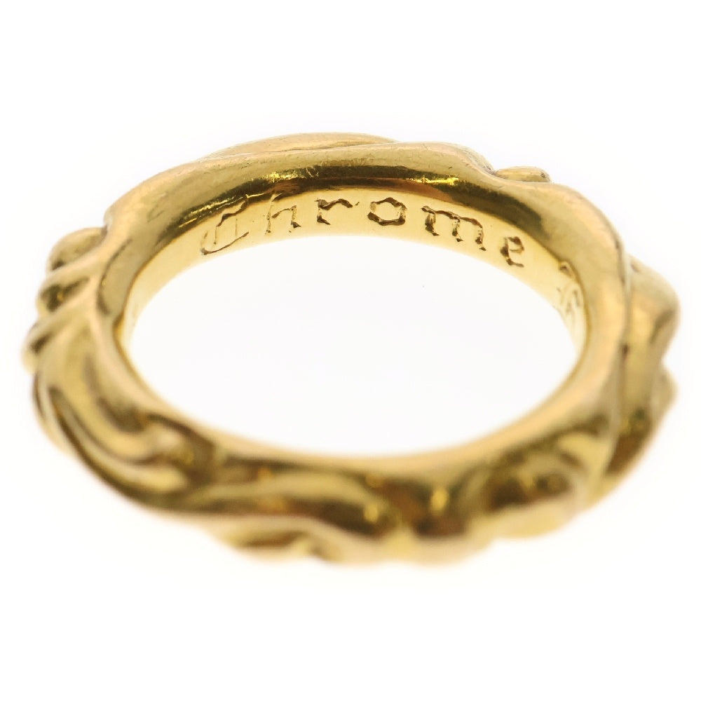 CHROME HEARTS(クロムハーツ) 22K SCRL BAND 22K スクロールバンド リング ゴールド
