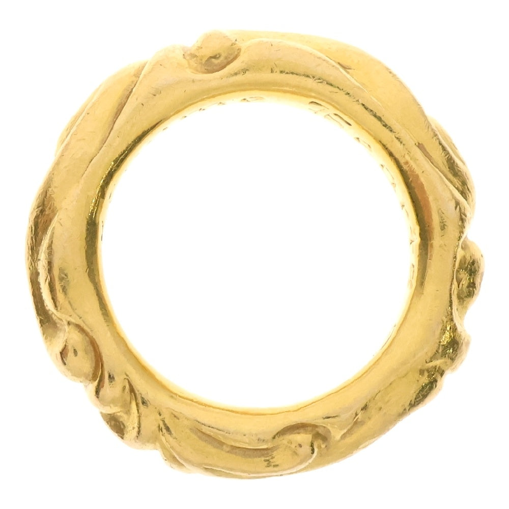 CHROME HEARTS(クロムハーツ) 22K SCRL BAND 22K スクロールバンド リング ゴールド