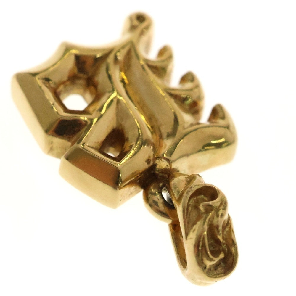 CHROME HEARTS(クロムハーツ) 22K ALPHABET CHARM B アルファベットチャーム ゴールドネックレストップ
