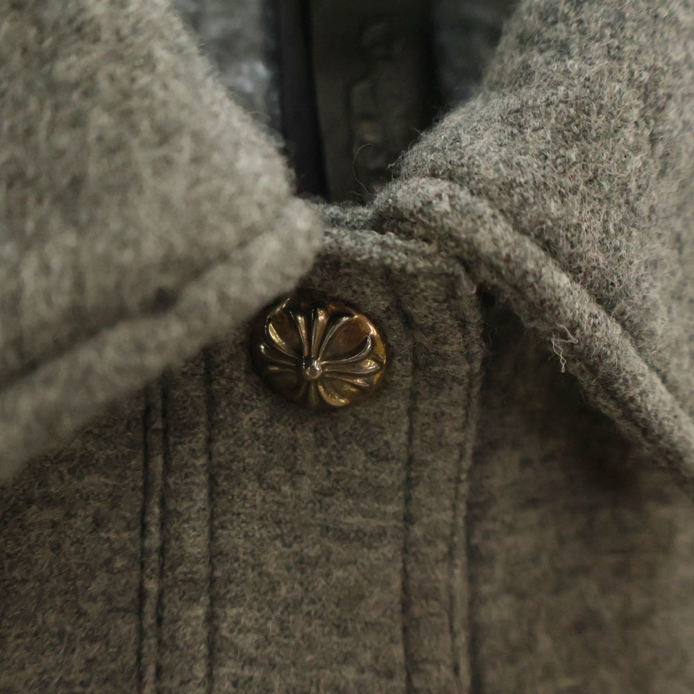 CHROME HEARTS(クロムハーツ) ROLA クロスボールボタンウール長袖シャツ