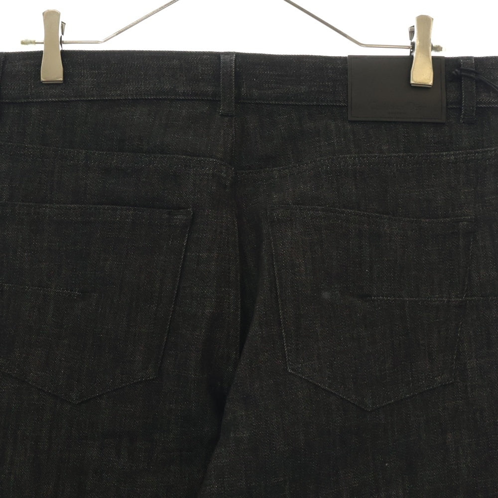 DIOR(ディオール) Logo Stretch Denim 313DS14B315X ロゴワッペン ストレッチデニムパンツ ブラック