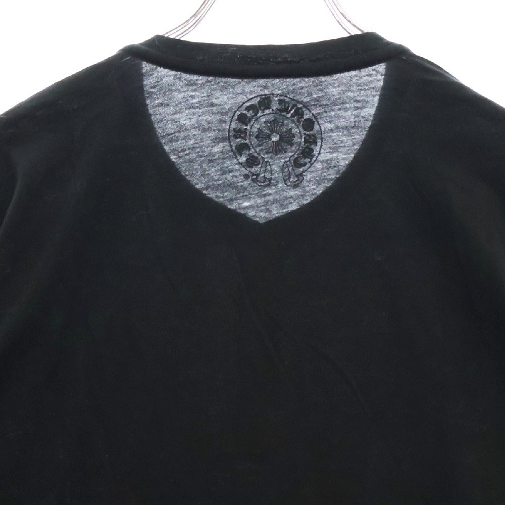 CHROME HEARTS(クロムハーツ) BSフレアボタンヘンリーネック長袖カットソー ブラック
