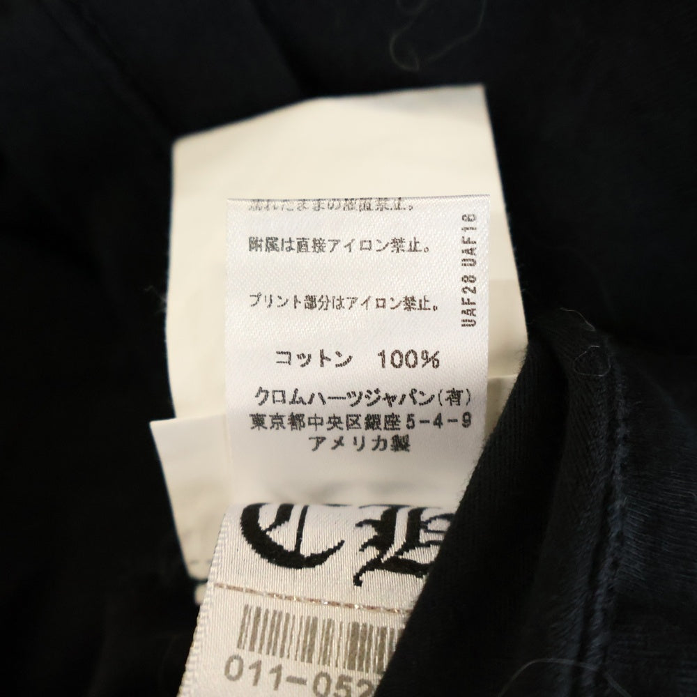 CHROME HEARTS(クロムハーツ) BSフレアボタンヘンリーネック長袖カットソー ブラック