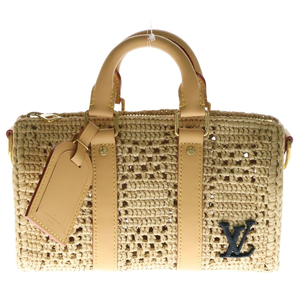 LOUIS VUITTON(ルイヴィトン) ダミエラフィアキーポルバンドリエール25ショルダーバッグ M25010 ベージュ