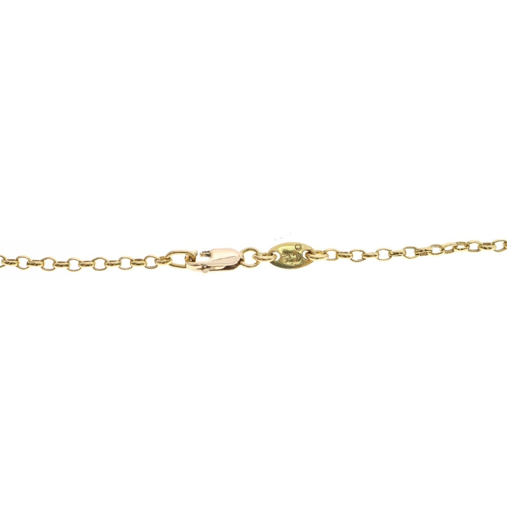 CHROME HEARTS(クロムハーツ) 22K SAFETY PIN NECKLACE R18 セーフティピン ゴールドネックレス