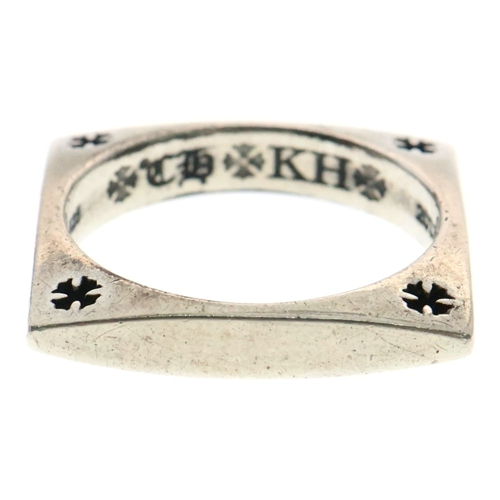CHROME HEARTS(クロムハーツ) KH SQUARE RING スクエア リング シルバー