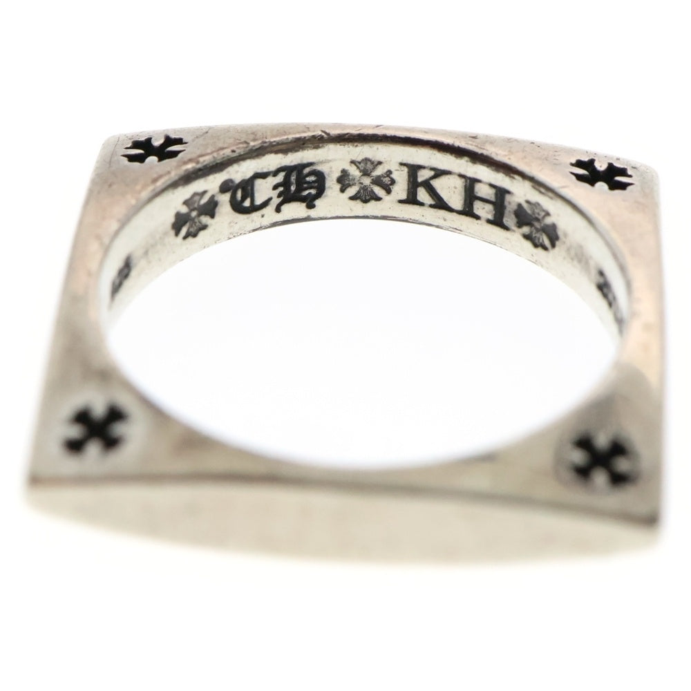 CHROME HEARTS(クロムハーツ) KH SQUARE RING スクエア リング シルバー