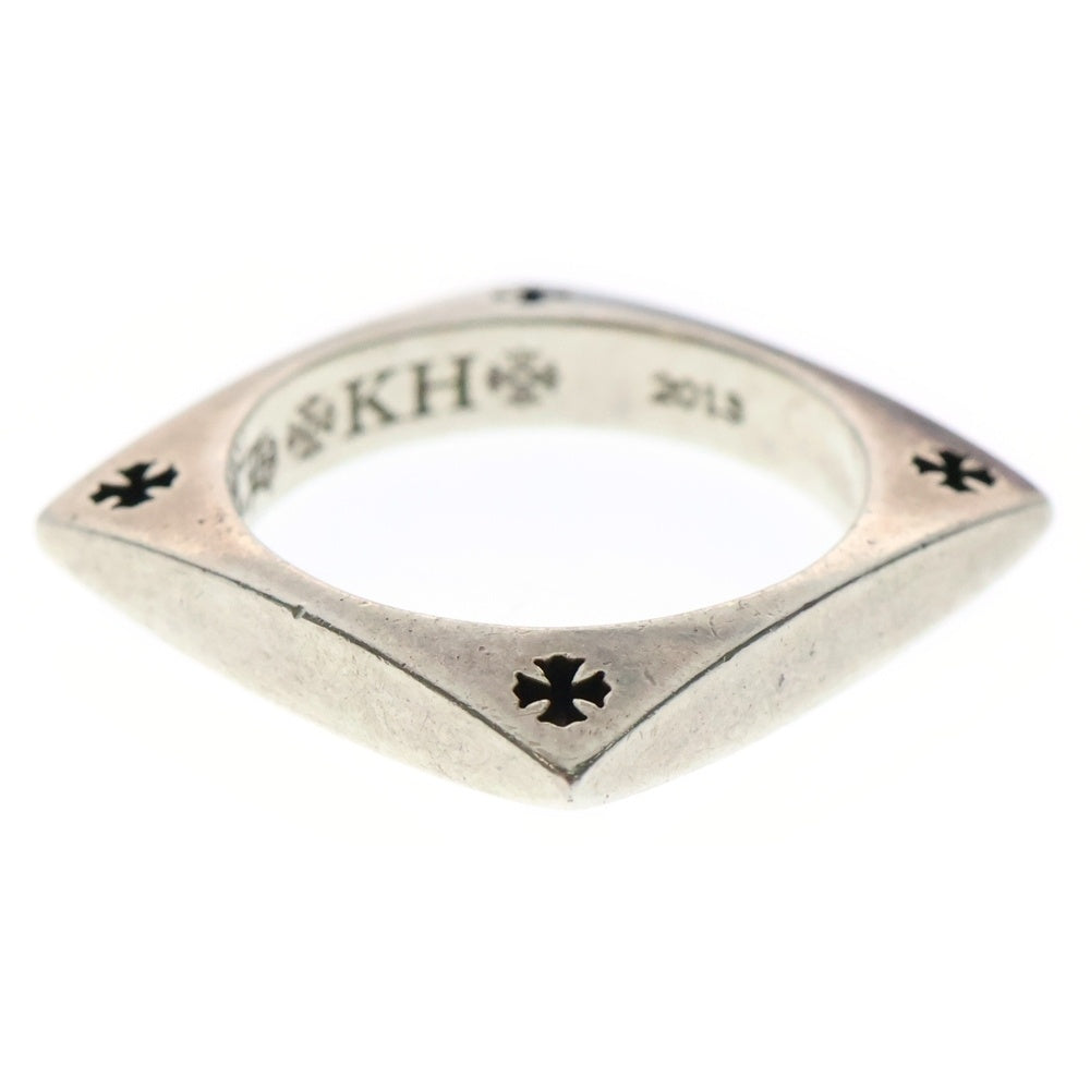CHROME HEARTS(クロムハーツ) KH SQUARE RING スクエア リング シルバー