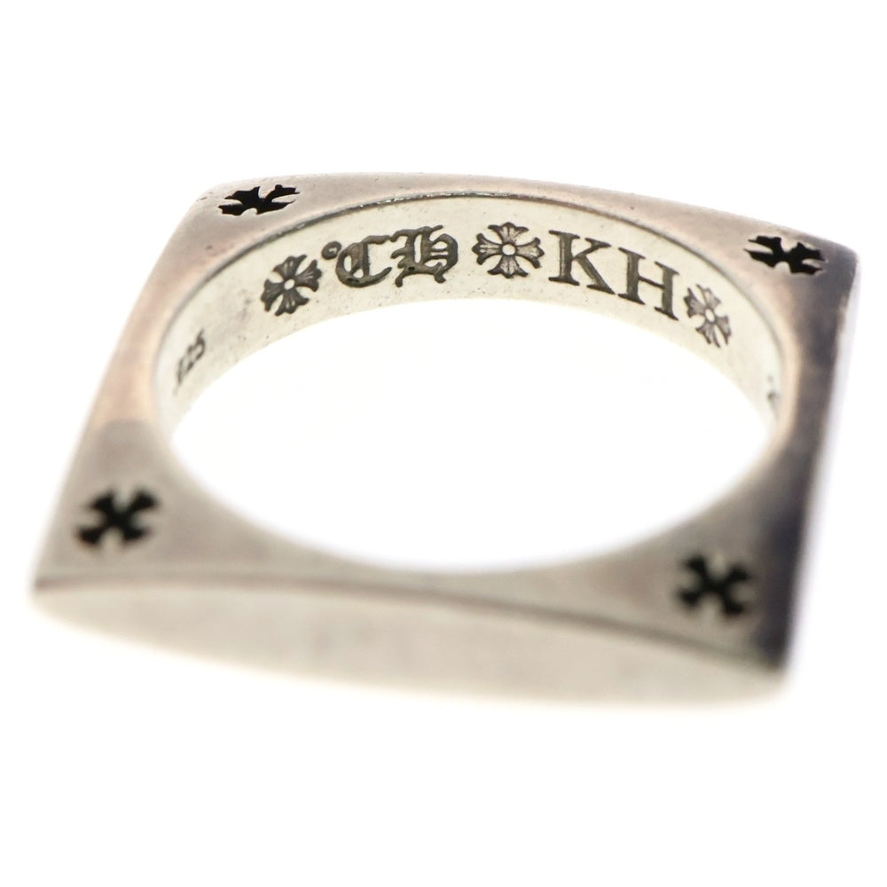CHROME HEARTS(クロムハーツ) KH SQUARE RING スクエア リング シルバー