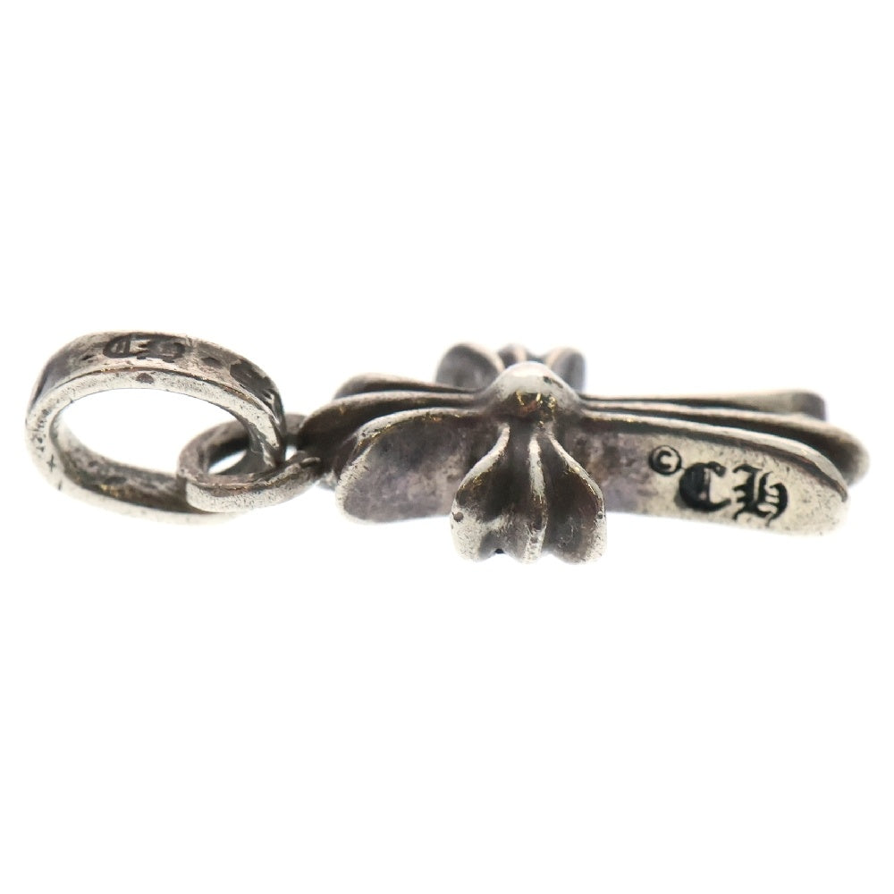 CHROME HEARTS(クロムハーツ) CRS BBYFAT P DMND ベイビーファットクロス PAVEダイヤ ペンダントトップ シルバー BCA234