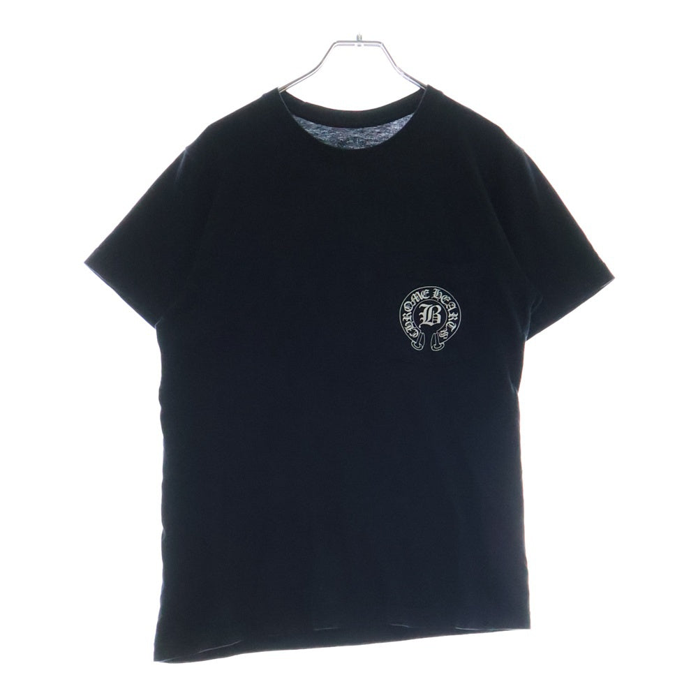 CHROME HEARTS(クロムハーツ) バックベラハディッドホースシュープリント 半袖カットソーTシャツ