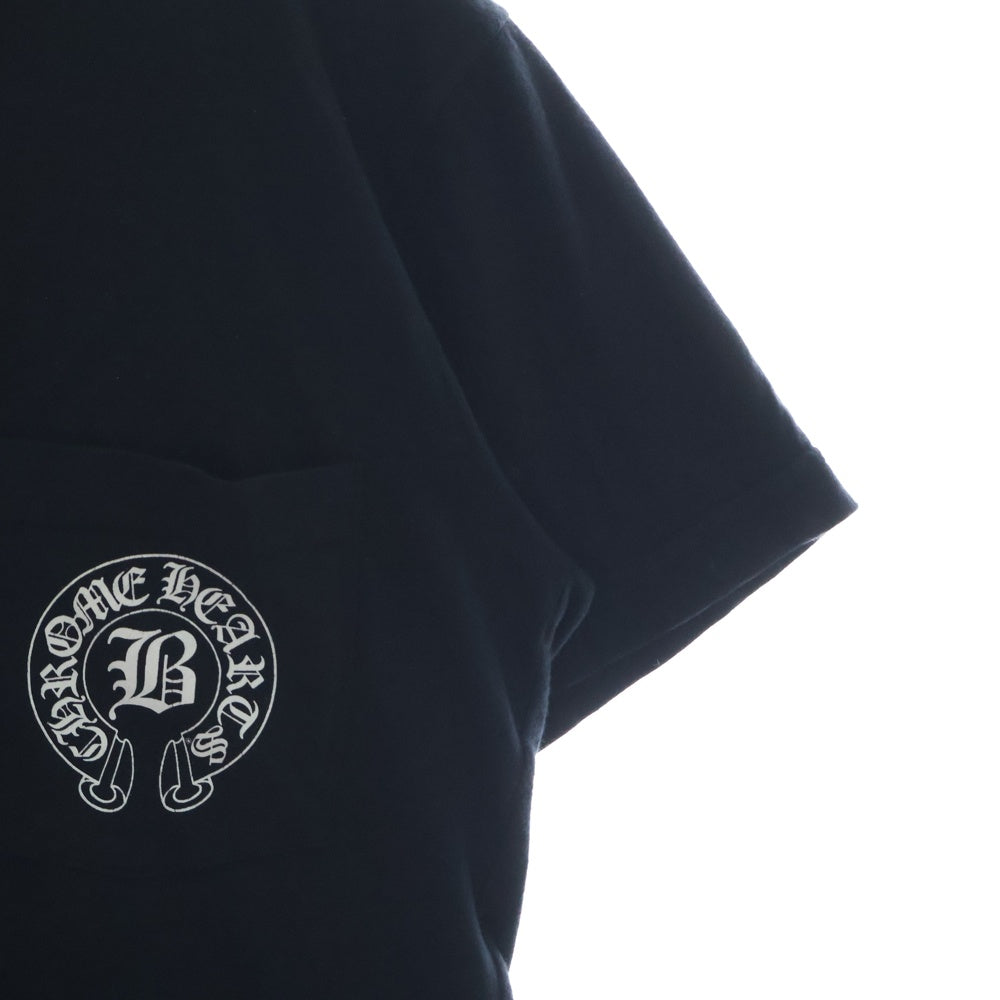 CHROME HEARTS(クロムハーツ) バックベラハディッドホースシュープリント 半袖カットソーTシャツ