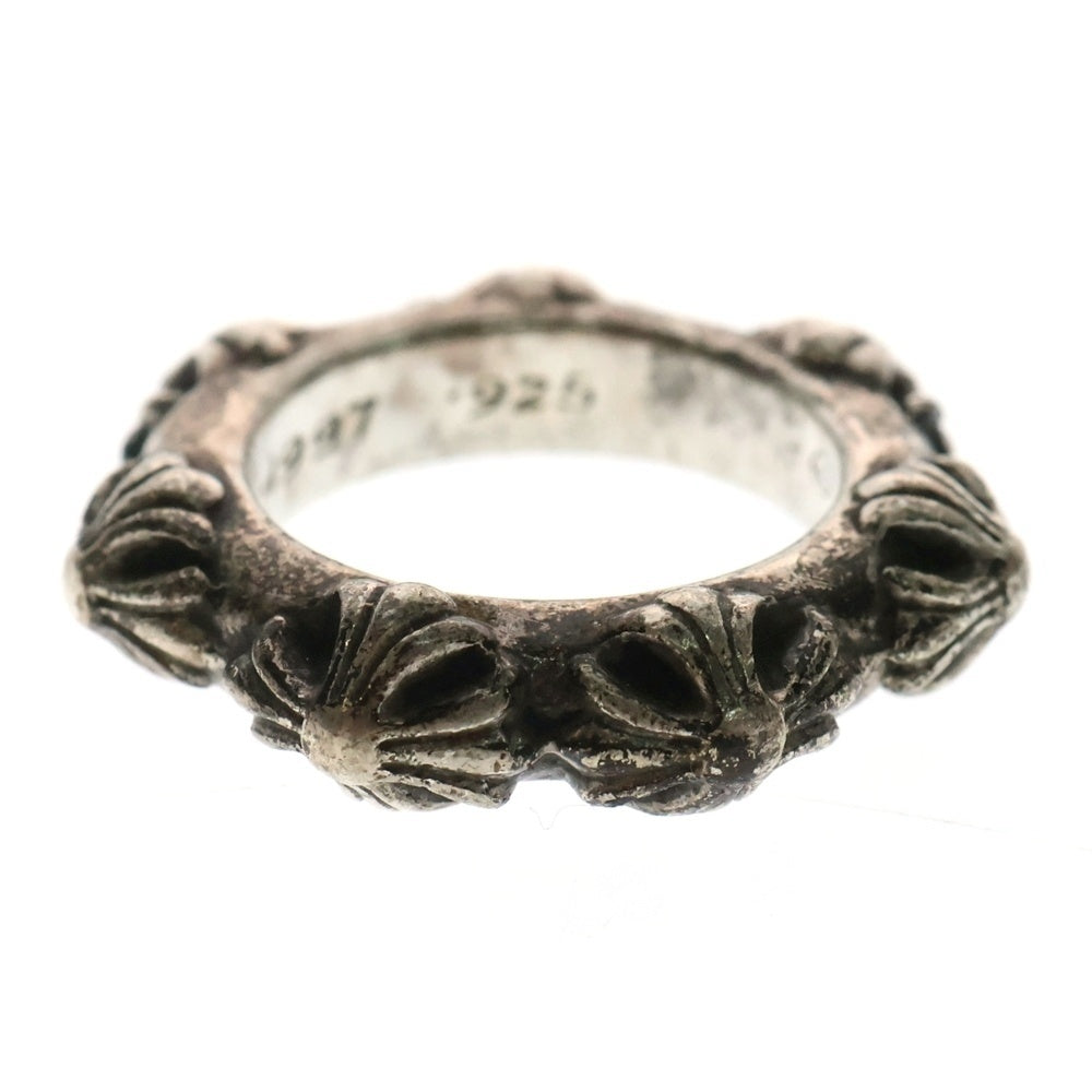 CHROME HEARTS(クロムハーツ) CROSS BAND クロスバンド リング シルバー BCA342