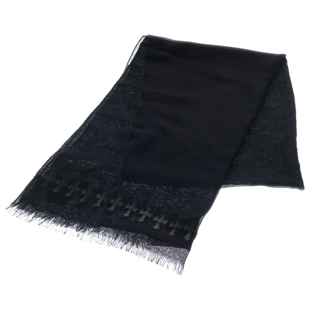 CHROME HEARTS(クロムハーツ) クロスパッチ付きカシミアストール
