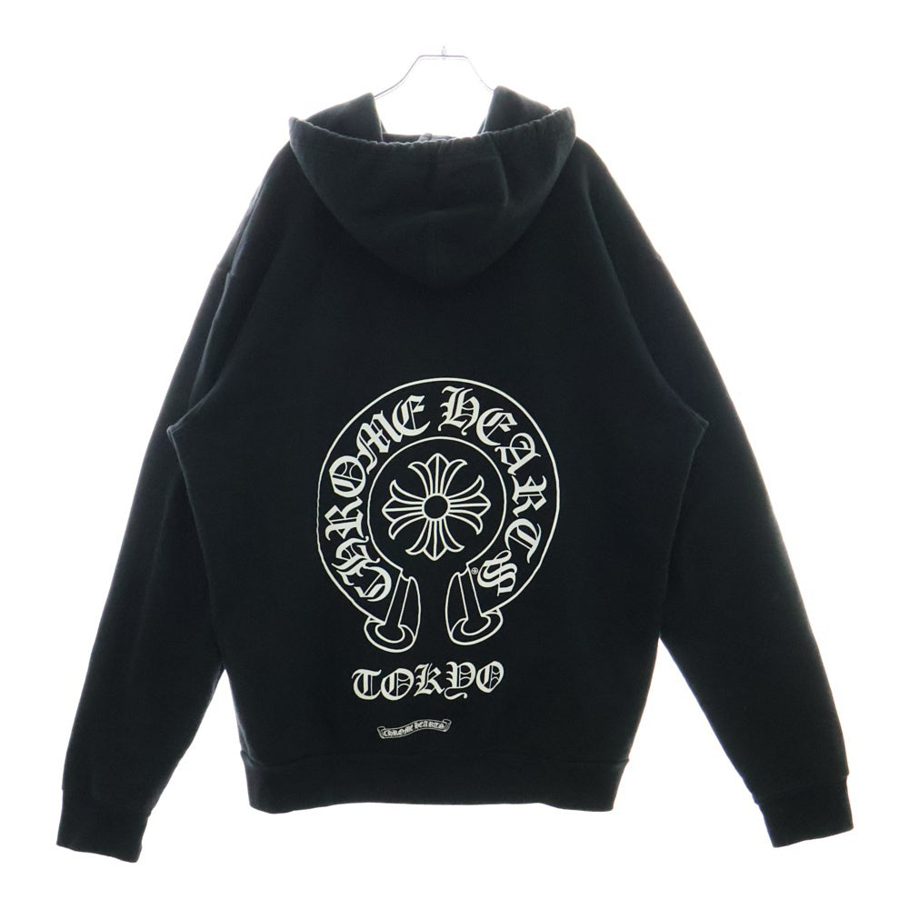 CHROME HEARTS(クロムハーツ) SWTSHRT PLVR LTD 東京限定ホースシューバックプリントプルオーバーパーカー