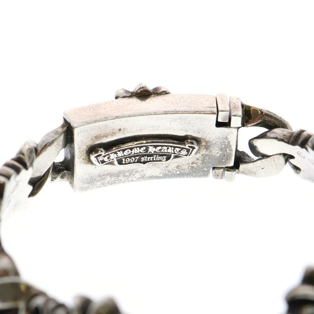 CHROME HEARTS(クロムハーツ) KEEPER LINK キーパーリンク シルバーブレスレット 4LINK