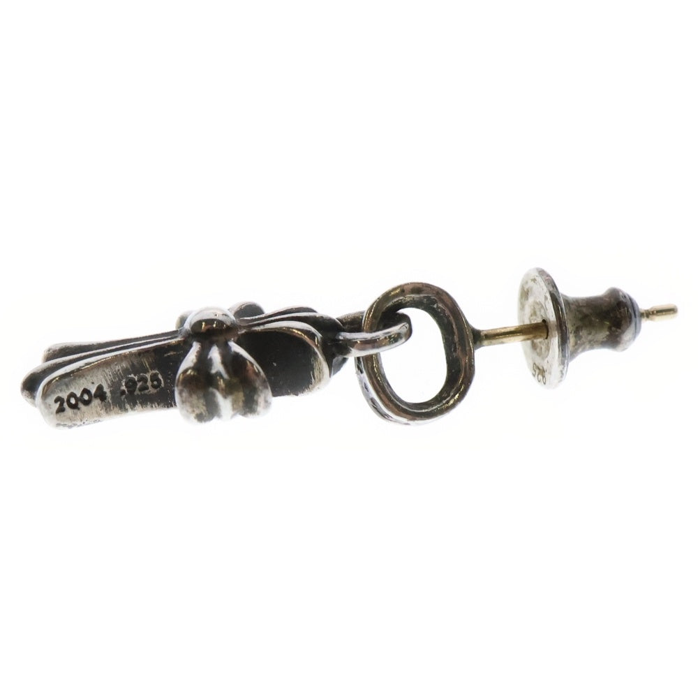 CHROME HEARTS(クロムハーツ) BBY F PPRCHN ベイビーファットクロス ドロップピアス シルバー BCA090