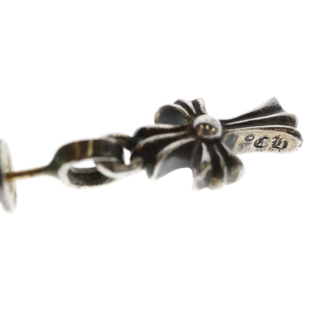 CHROME HEARTS(クロムハーツ) BBY F PPRCHN ベイビーファットクロス ドロップピアス シルバー BCA090