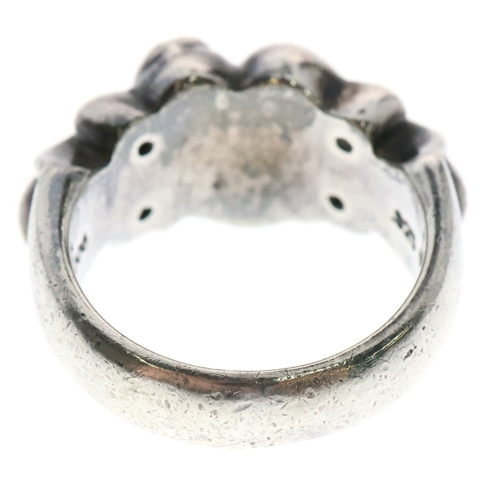 CHROME HEARTS(クロムハーツ) FLRL CRS HRT フローラルハート シルバーリング 19号