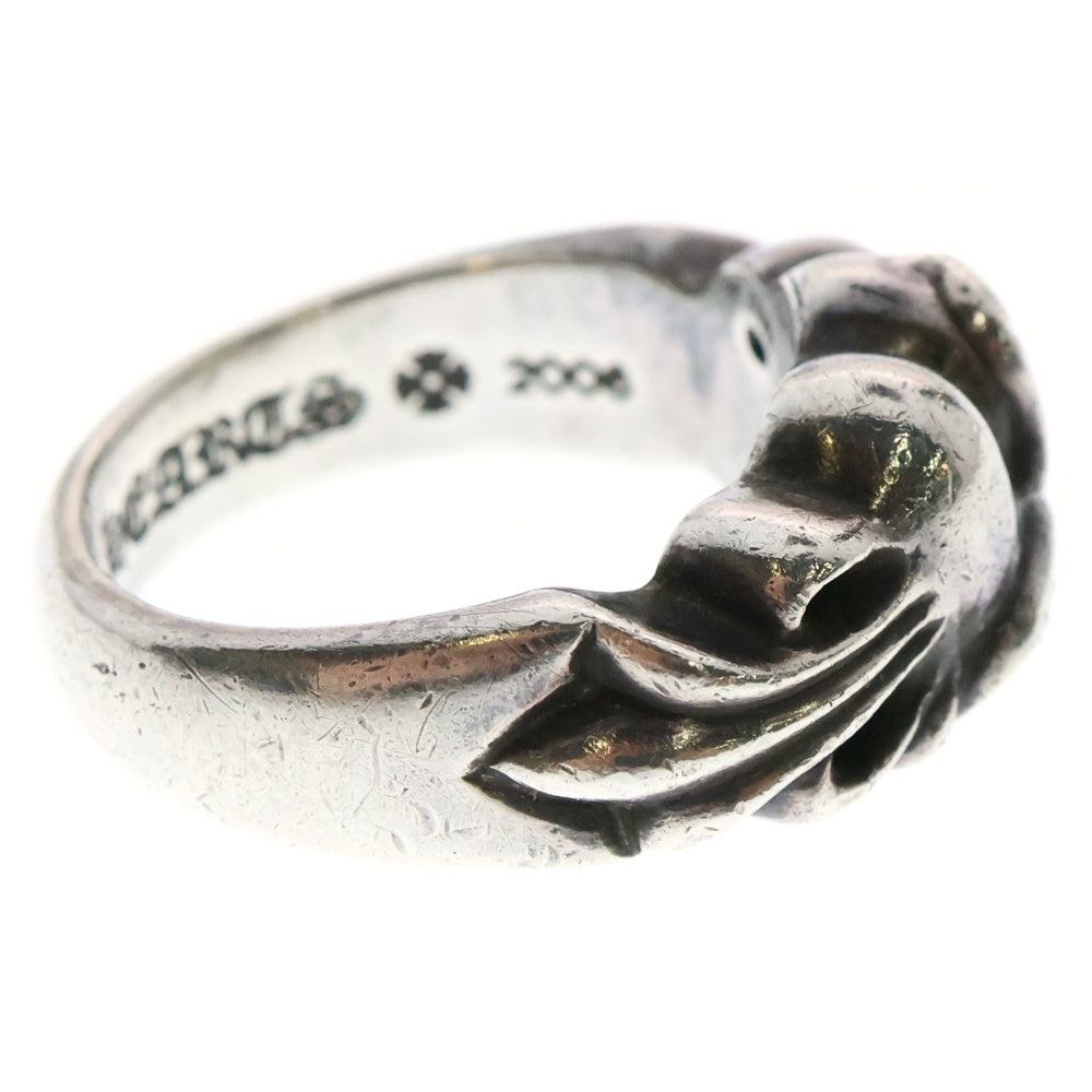 CHROME HEARTS(クロムハーツ) FLRL CRS HRT フローラルハート シルバーリング 19号