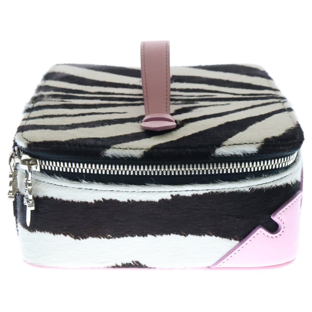 CHROME HEARTS(クロムハーツ) JEWELRY BOX ZEBRA HAWAI LTD ジュエリーボックス ゼブラ ハラコ ハワイ限定 ホワイト/ブラック/ピンク
