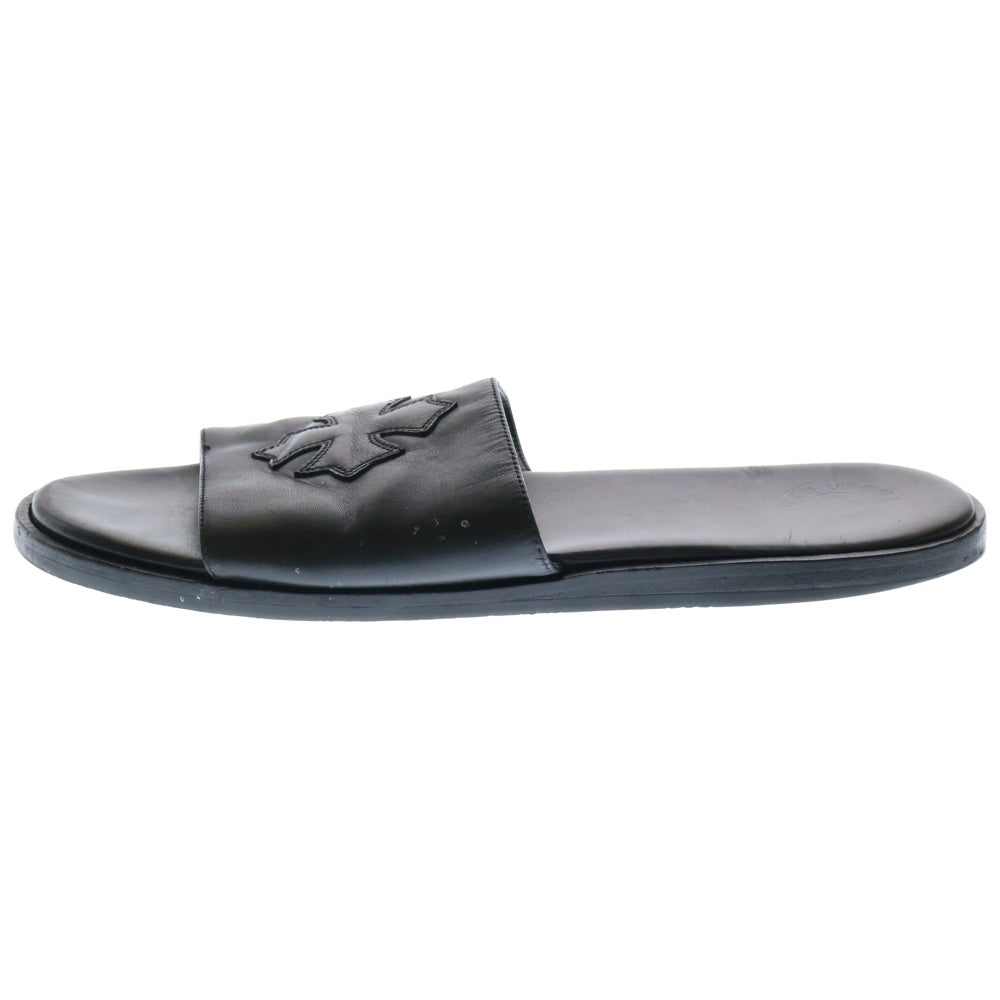 CHROME HEARTS(クロムハーツ) CH SLIDE LEATHER CHプラスパッチレザーサンダル