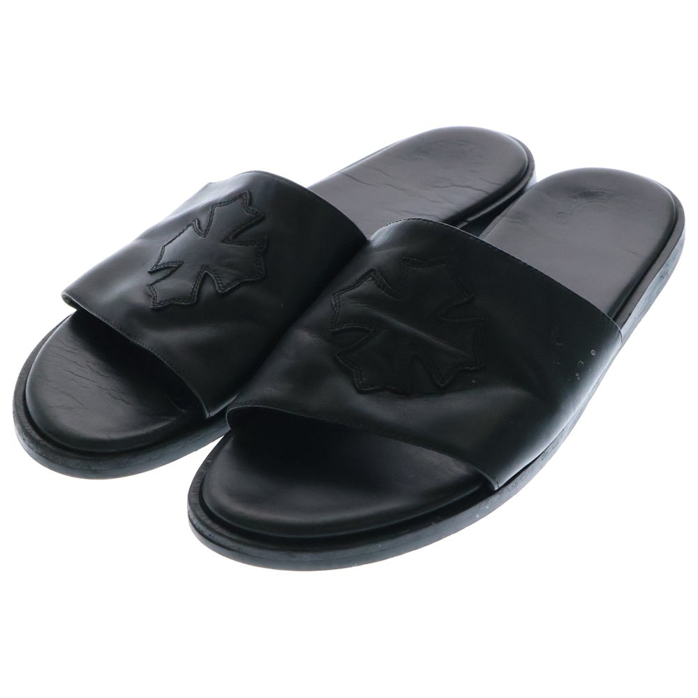 CHROME HEARTS(クロムハーツ) CH SLIDE LEATHER CHプラスパッチレザーサンダル