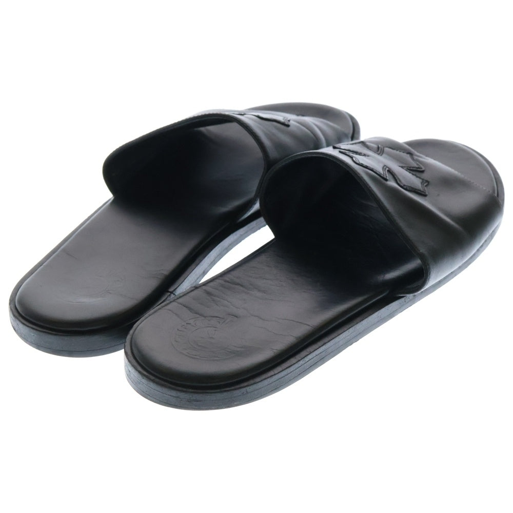 CHROME HEARTS(クロムハーツ) CH SLIDE LEATHER CHプラスパッチレザーサンダル