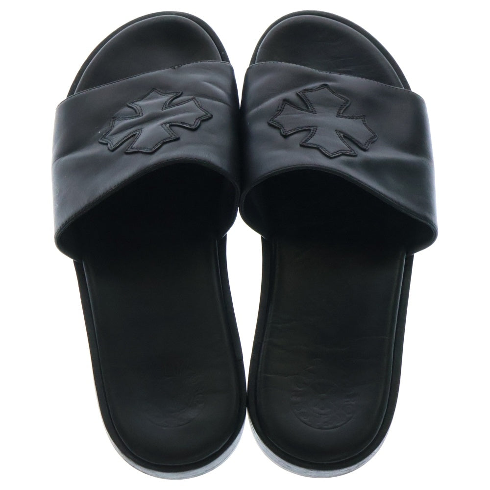 CHROME HEARTS(クロムハーツ) CH SLIDE LEATHER CHプラスパッチレザーサンダル