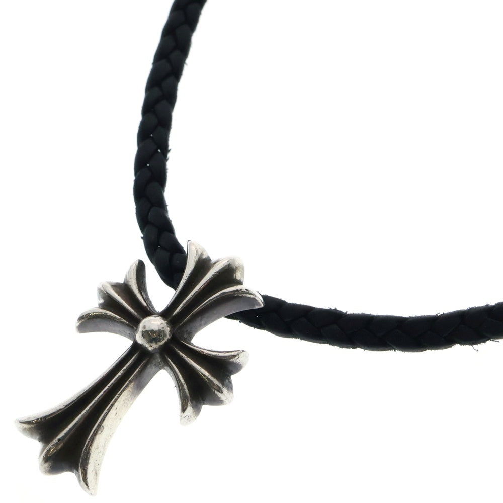CHROME HEARTS(クロムハーツ) CH CRS SMLスモールCHクロス BC ボロチップブレイド ネックレス シルバー BCA220