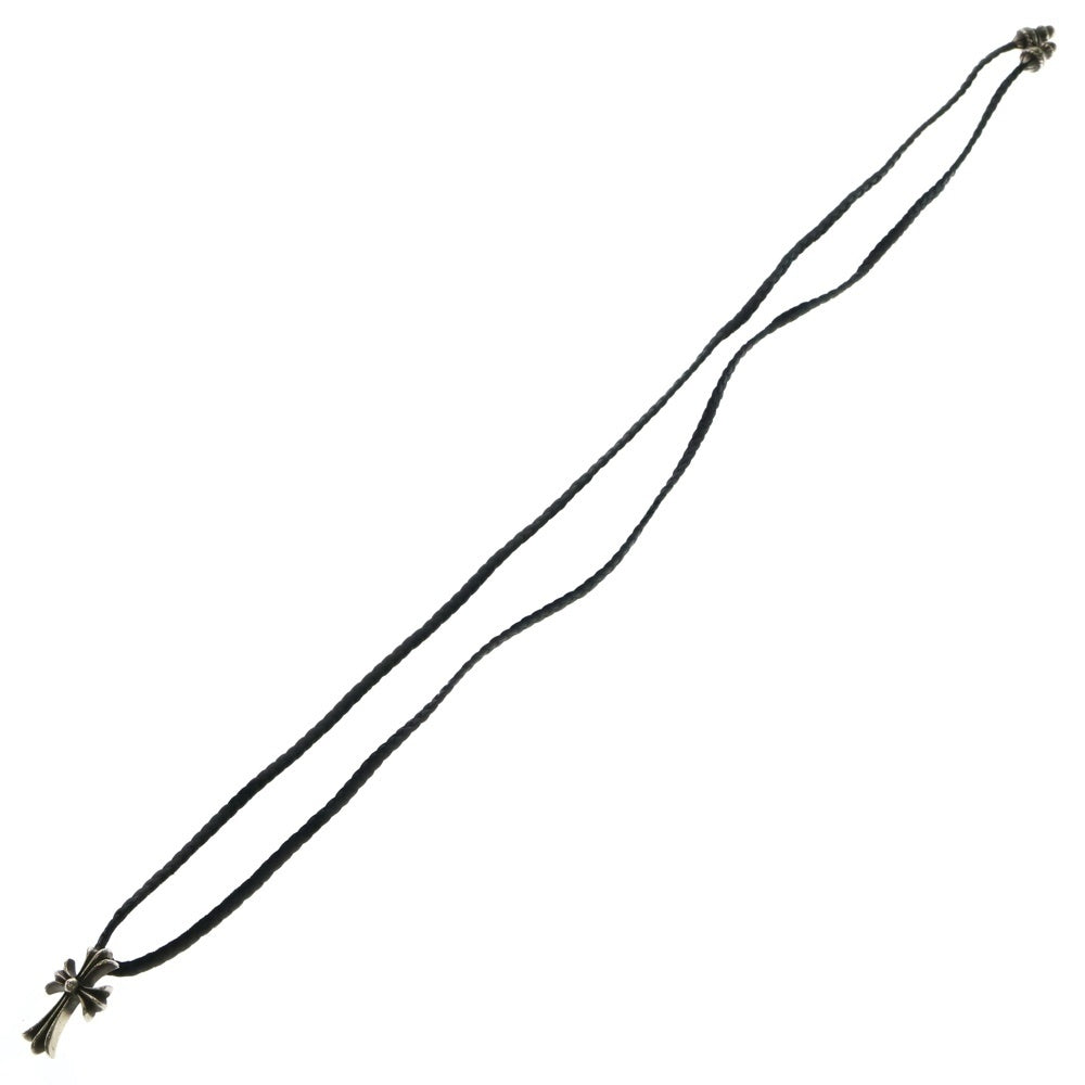 CHROME HEARTS(クロムハーツ) CH CRS SMLスモールCHクロス BC ボロチップブレイド ネックレス シルバー BCA220