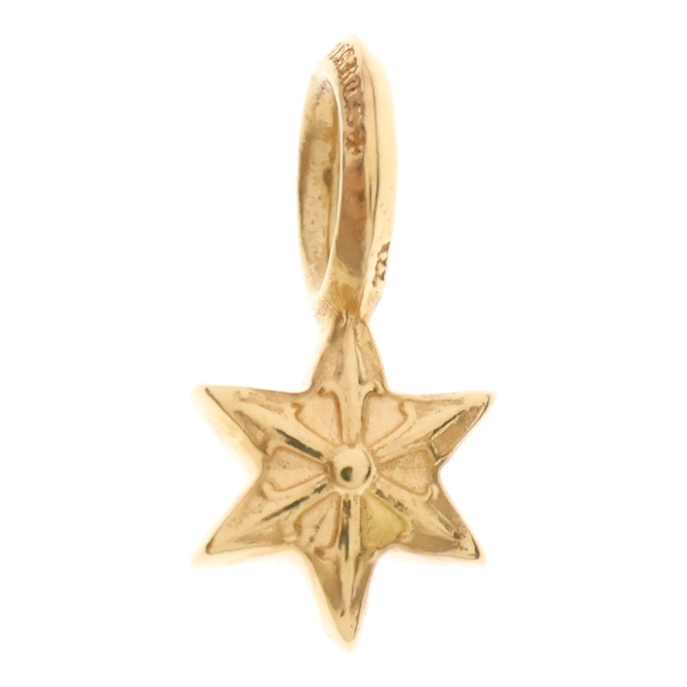CHROME HEARTS(クロムハーツ) 22K STACK STAR V2 スタースタックチャーム ゴールドネックレストップ