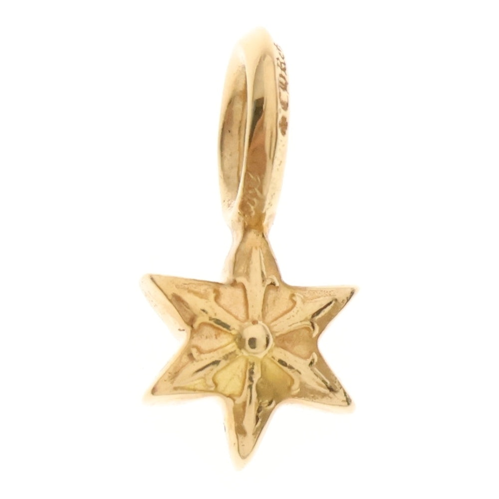 CHROME HEARTS(クロムハーツ) 22K STACK STAR V2 スタースタックチャーム ゴールドネックレストップ