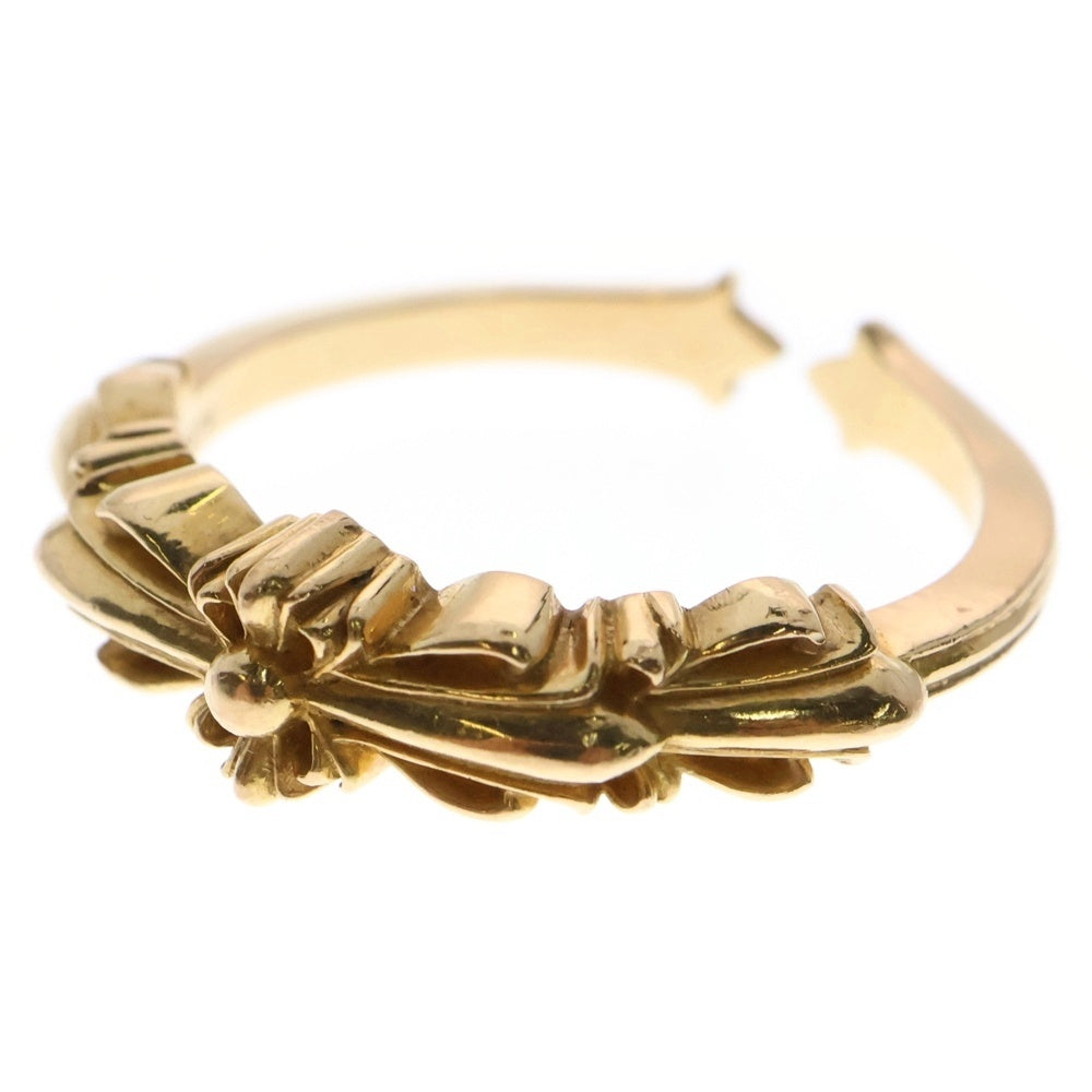CHROME HEARTS(クロムハーツ) 22K BABYCLSC ベイビークラシック ダブルフローラルクロスリング ゴールド