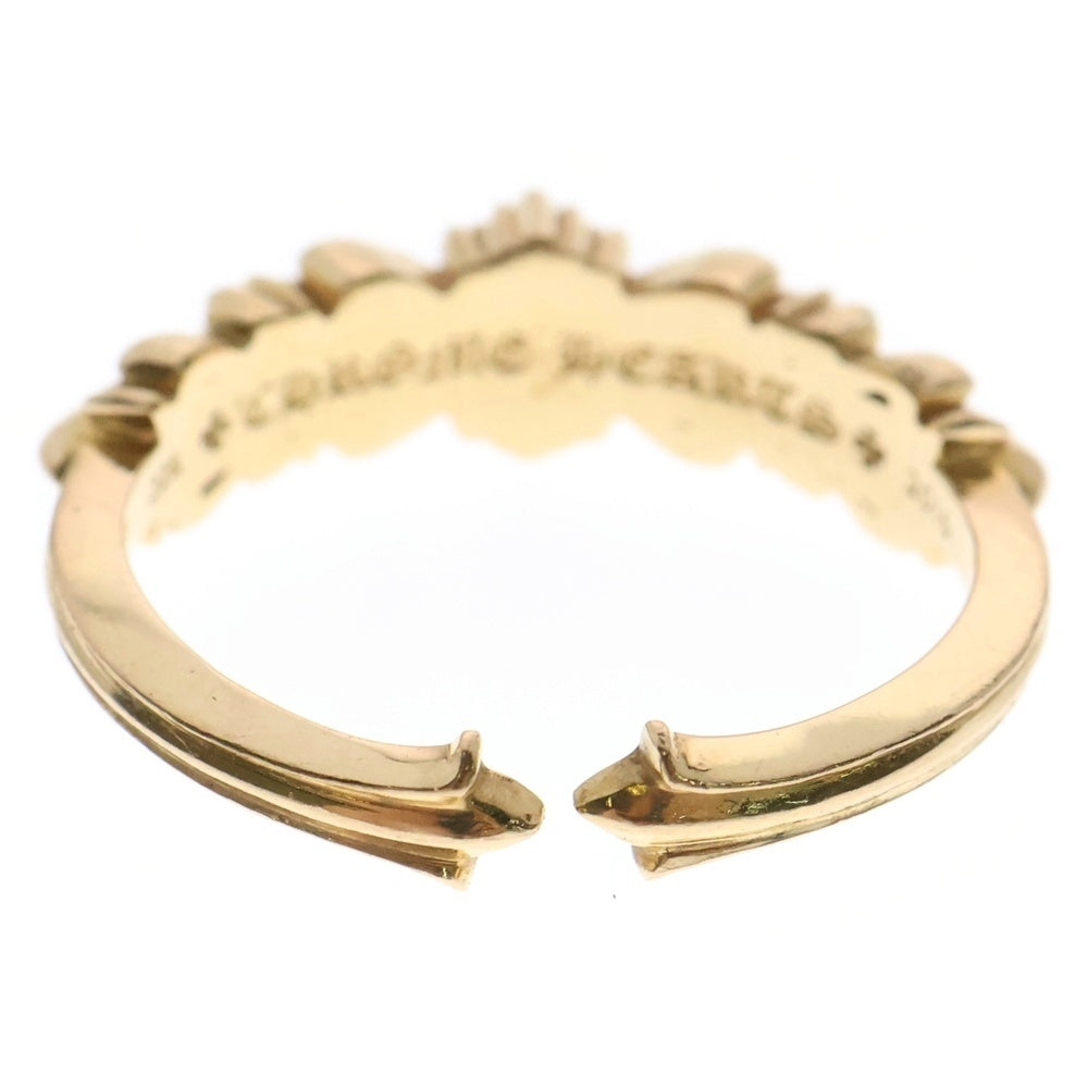 CHROME HEARTS(クロムハーツ) 22K BABYCLSC ベイビークラシック ダブルフローラルクロスリング ゴールド