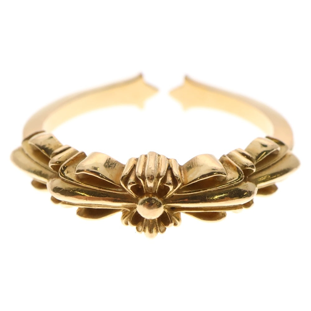 CHROME HEARTS(クロムハーツ) 22K BABYCLSC ベイビークラシック ダブルフローラルクロスリング ゴールド