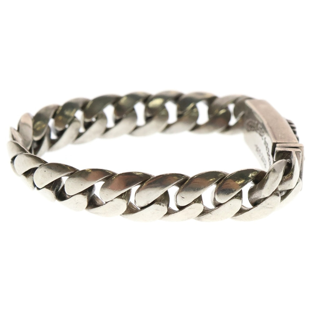 CHROME HEARTS(クロムハーツ) ID BBY FLRL CRS ベイビーIDフローラルクロス シルバーブレスレット 18LINK