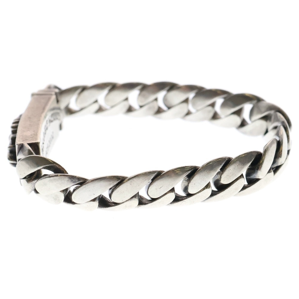 CHROME HEARTS(クロムハーツ) ID BBY FLRL CRS ベイビーIDフローラルクロス シルバーブレスレット 18LINK